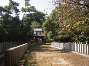 護国神社の境内