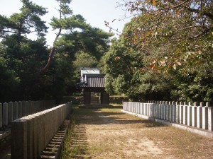 護国神社の境内